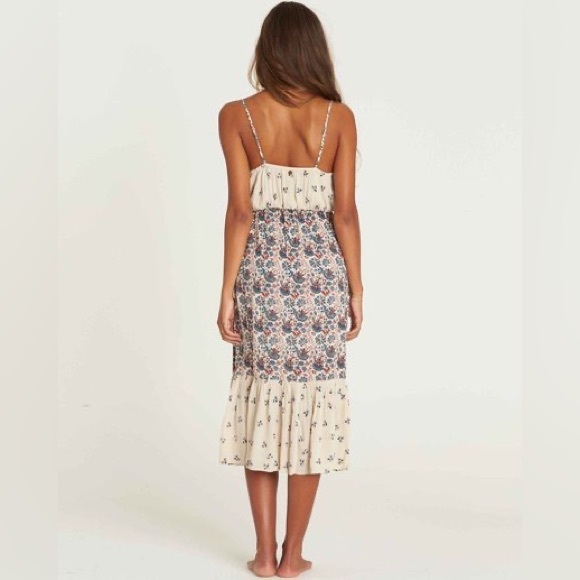 Billabong Meadow Dew Midi Dress 👗 Size Small - Picture 3 of 7